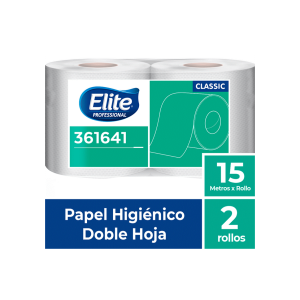COD. 563.000 - PAPEL HIG. HOTELERO 2H BL 15MT X 2 ROLLOS ELITE (361641)