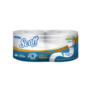 COD. 569.000 - PAPEL HIG. SCOTT JUMBO 1H BL. S.ECO 550MT PQ X 4 (30228044)