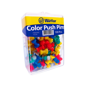 COD. 141.000 - CHINCHES INDICADORES WARRIOR 10226 PUSH PIN CJA X 100