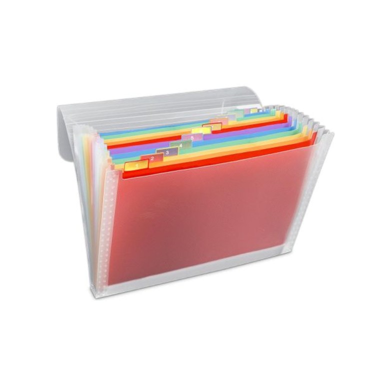 Archivador HAMA De 4 Anillos, Espalda 77 Mm, Con Funda - Organizador Blanco/gris Para Documentos, Fotos, Sellos O Colecciones