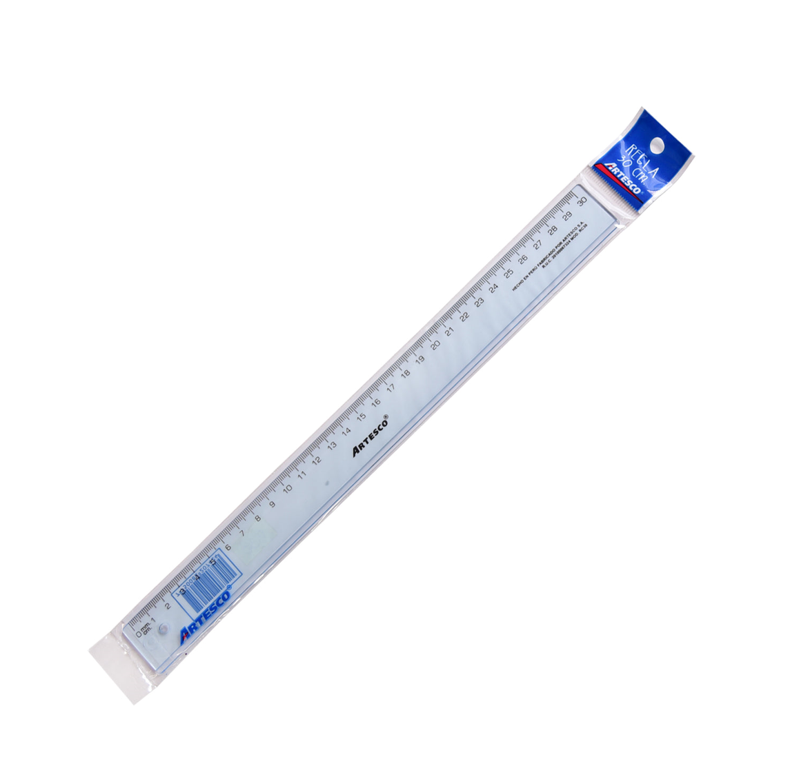 COD. 1861.000 - REGLA CRISTAL 30CM ARTESCO