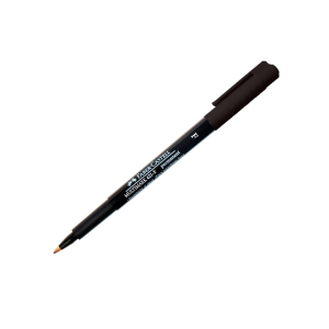 COD. 2007.000 - MARCADOR PERMANENTE 421-F NEGRO FABER CASTELL
