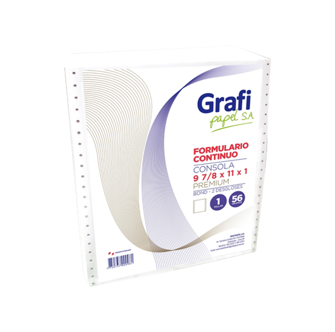 COD. 201.000 - CONSOLA 9 7/8 X 11 X 1 DE 56 GR MILLAR GRAFIPAPEL